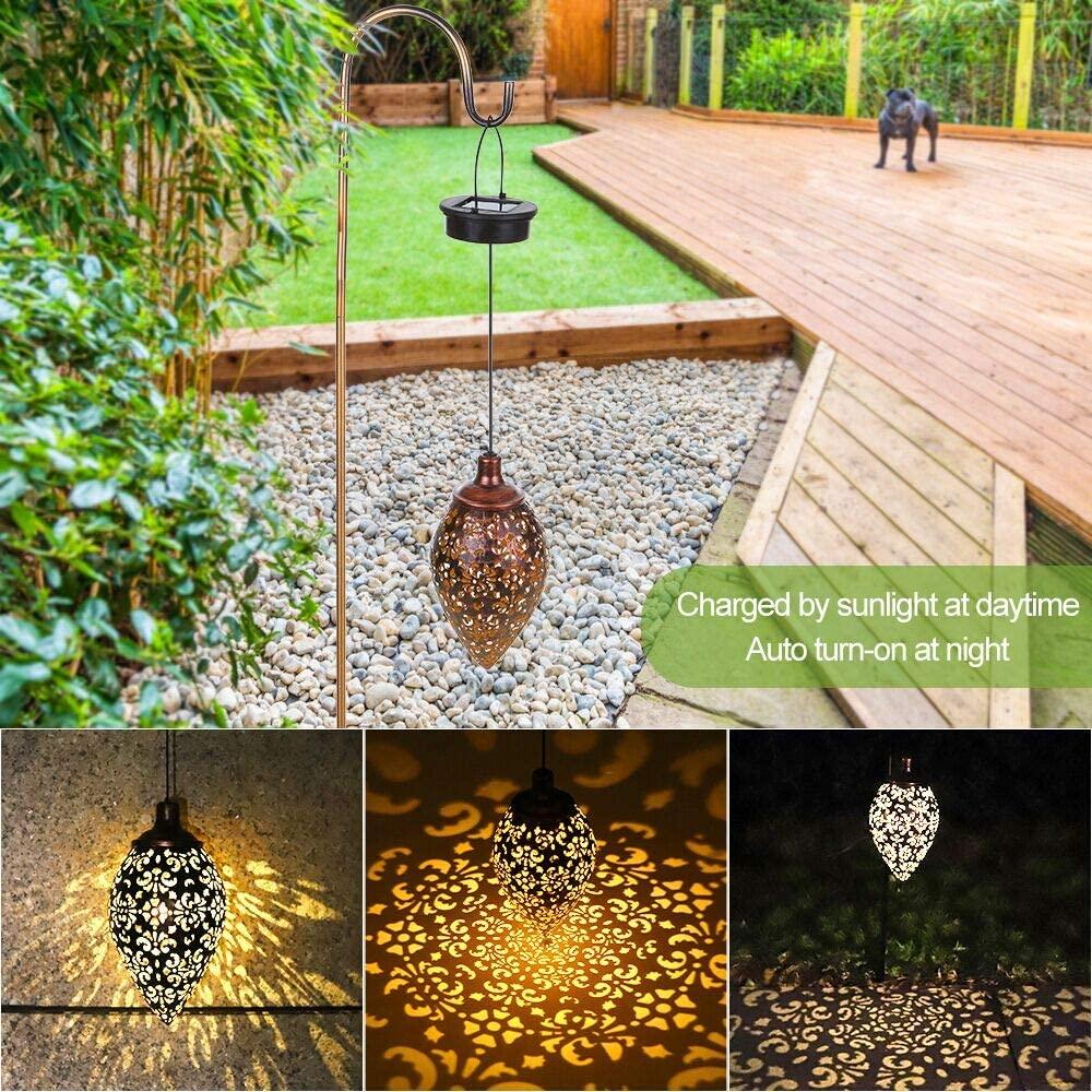 Solar Light LED Lantern Garland Waterproof Hanging Outdoor Fairy Light