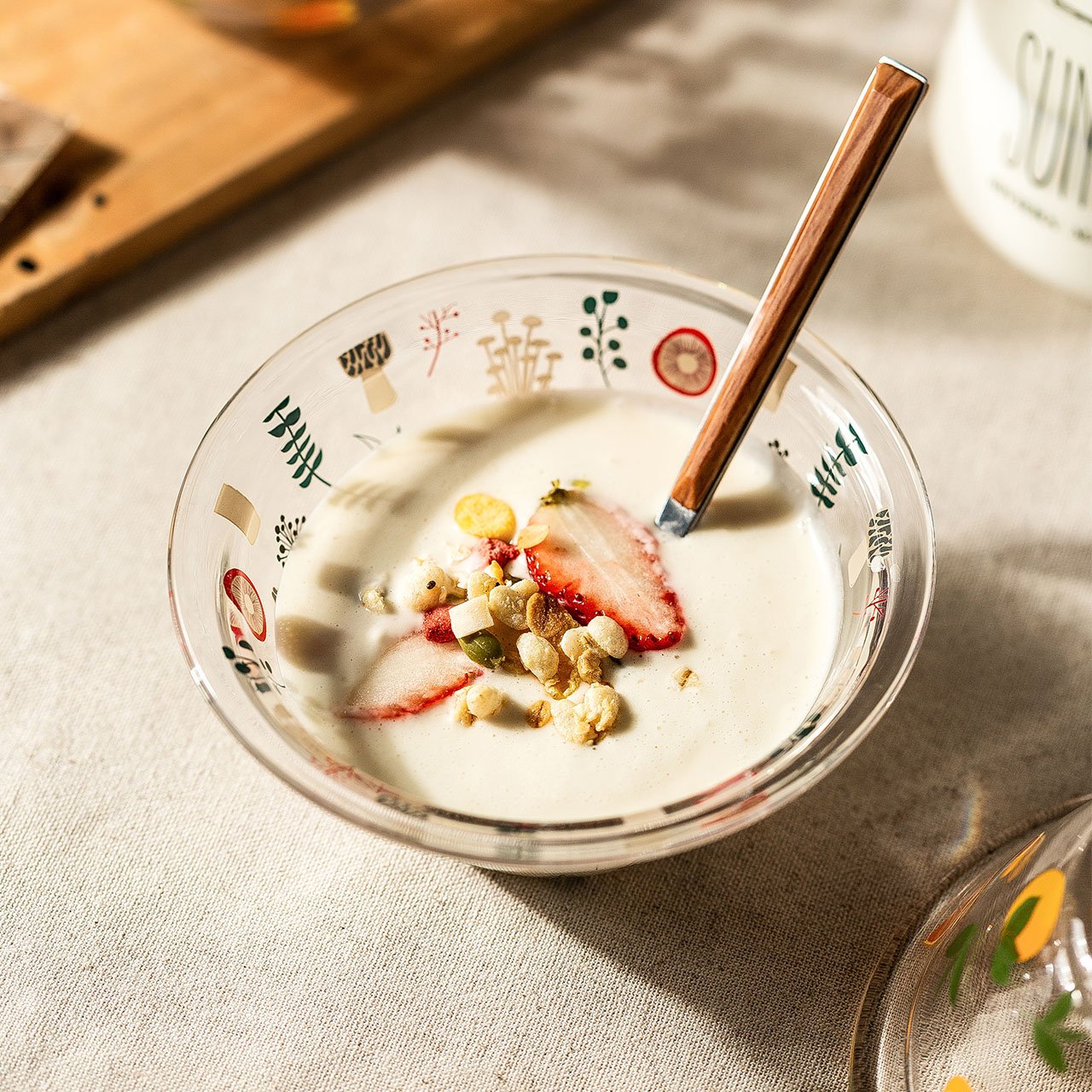 Mushroom Glass Bowl Set